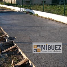 Pavimentos de hormigón pulido y fratasado.